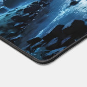 Mondnacht am Wasserfall デスクマット (コーナー)