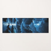 Mondnacht am Wasserfall ヨガマット (裏面(横))