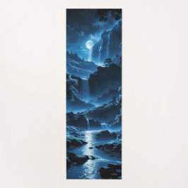 Mondnacht am Wasserfall ヨガマット