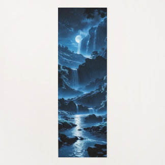 Mondnacht am Wasserfall ヨガマット