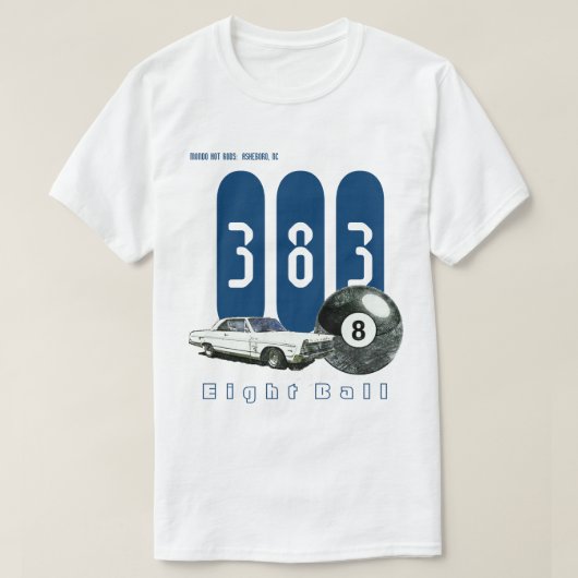 Mondo T - 8球 Tシャツ (デザイン正面)