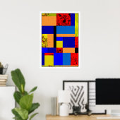Mondrian #3-1 ポスター (ホームオフィス)