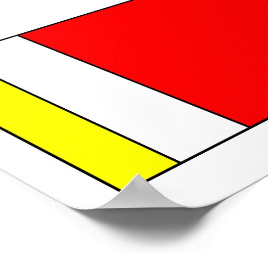 Mondrian #47 ポスター (角)