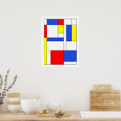 Mondrian #47 ポスター (キッチン)