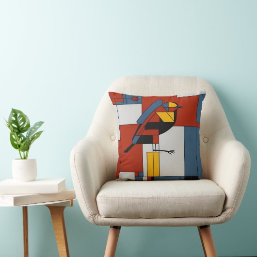 mondrian birds クッション (椅子)