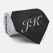 Mondrian Brown Yellow Green Print ネクタイ (ロール)