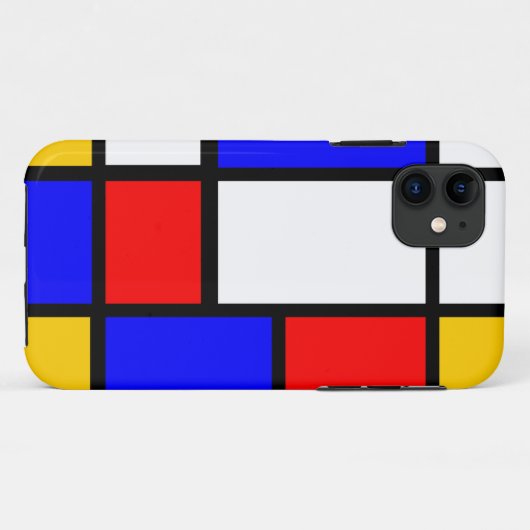 Mondrian classique Case-Mate iPhoneケース (裏面(横))