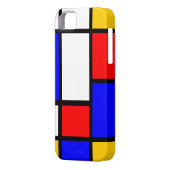 Mondrian classique Case-Mate iPhoneケース (裏面左)