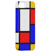 Mondrian classique Case-Mate iPhoneケース (裏面/右)