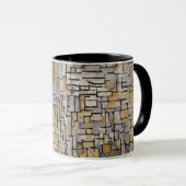 Mondrian Cubist Transition Art Morphing Mug マグカップ (正面右)