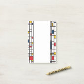 Mondrian De Stijl ポストイット (デスク上)