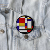 Mondrian De Stijl 缶バッジ (インサイチュ)