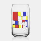 Mondrian Inspired Chamomile ガラス缶 (裏面)