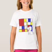Mondrian Inspired Chamomile Tシャツ (正面)