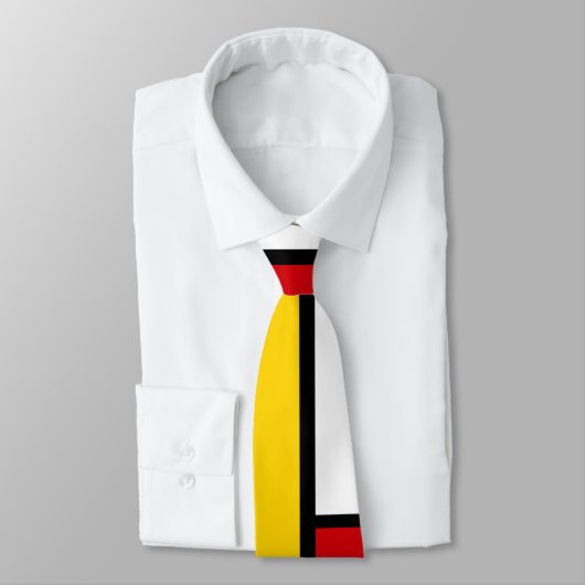 Mondrian Inspired Modern Geometric Style Art ネクタイ (タイ)