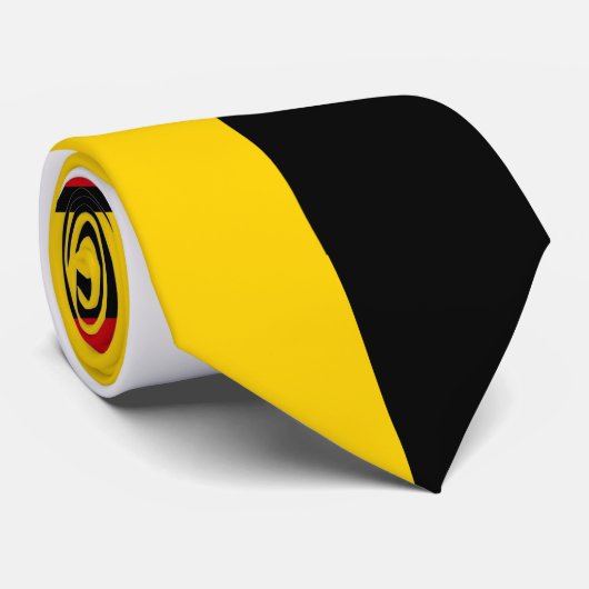 Mondrian Inspired Modern Geometric Style Art ネクタイ (ロール)