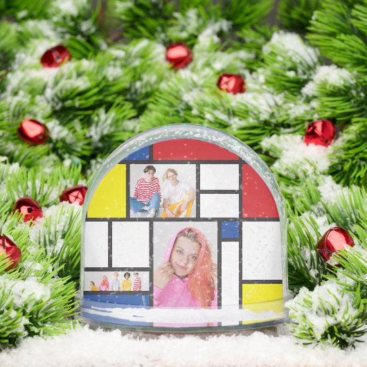 Mondrian Minimalist De Stijl Geo Modern Art Photo (クリスマス)