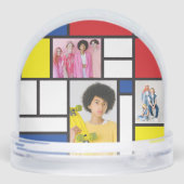 Mondrian Minimalist De Stijl Geo Modern Art Photo (裏面)