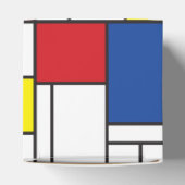 Mondrian Minimalist Geometric De Stijl Modern Art フェイバーボックス (上部)