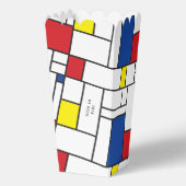 Mondrian Minimalist Geometric De Stijl Modern Art フェイバーボックス (裏面)
