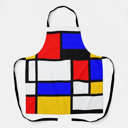 Mondrian Style エプロン (正面)