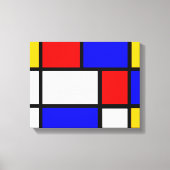 Mondrian style キャンバスプリント (正面)