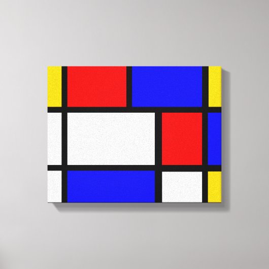 Mondrian style キャンバスプリント (正面)