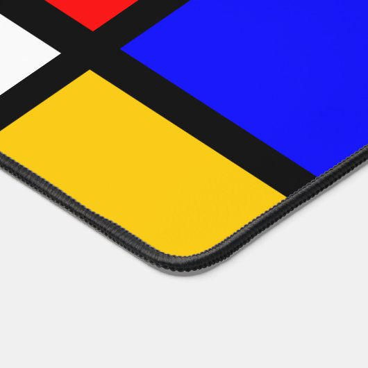 Mondrian style デスクマット (コーナー)