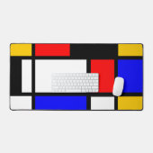 Mondrian style デスクマット (キーボード&マウス)