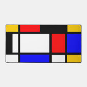 Mondrian style デスクマット (正面)