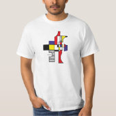 mondrian style jnf tシャツ (正面)
