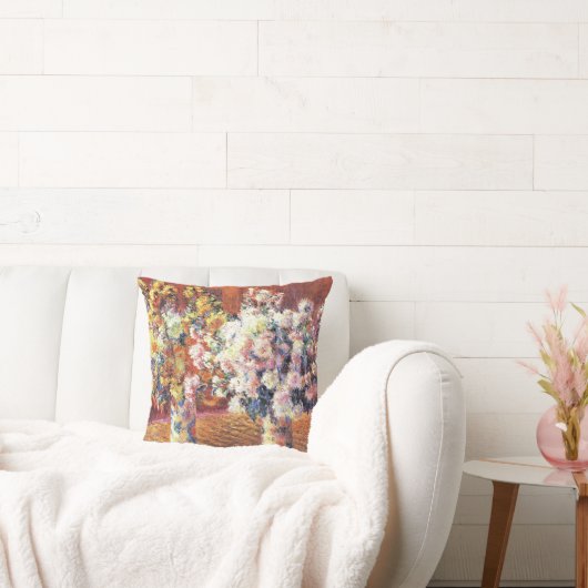 Mone - Two Vases with Chrysanthemums クッション (ソファ)