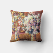 Mone - Two Vases with Chrysanthemums クッション (裏面)