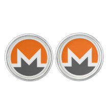 Moneroのカフスボタンは、めっきされて銀を着せます