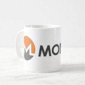 Moneroのクラシックな11ozマグ コーヒーマグカップ (正面左)