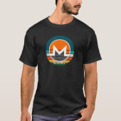 Monero CryptoヴィンテージXMR暗号通貨クラシック Tシャツ (正面)