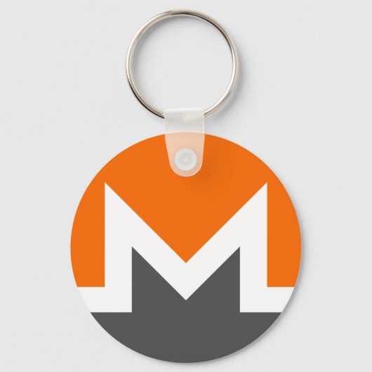 Monero XMR基本キーチェーン キーホルダー (正面)