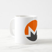 Monero (XMR)の硬貨のマグ コーヒーマグカップ (正面左)
