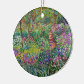 monetによってはヴィンテージがアイリス庭givernyの開花します セラミックオーナメント (左)