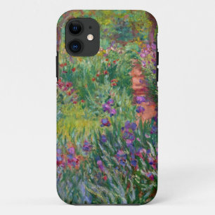 monetによってはヴィンテージがアイリス庭givernyの開花します iPhone 11 ケース