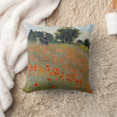 Monetのケシの枕 クッション (ブランケット)