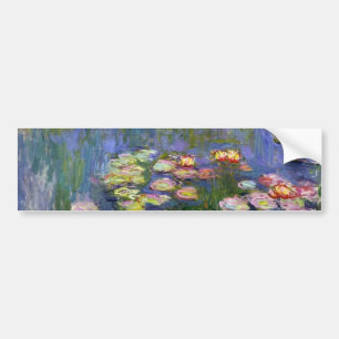 Monetのスイレンのファインアート(1916年) バンパーステッカー