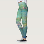 Monetのスイレンのレギンス レギンス<br><div class="desc">MONETのスイレンはこれlilly、Givernyで彼の庭の1919年に絵を描かれる"Le Bassin補助のNympheas"絵を描くクロード・モネの水からの詳細フランスです。</div>