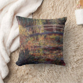 MONETのスイレンの池の枕交響曲はの上がりました クッション (ブランケット)