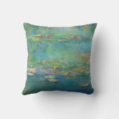 Monetのスイレンの装飾用クッション クッション (裏面)