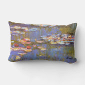MONETのスイレン1916年のbriteの色相のLumbarの枕 ランバークッション (裏面)