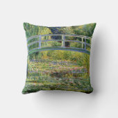 Monetのファインアートによる水ユリの池 クッション (裏面)