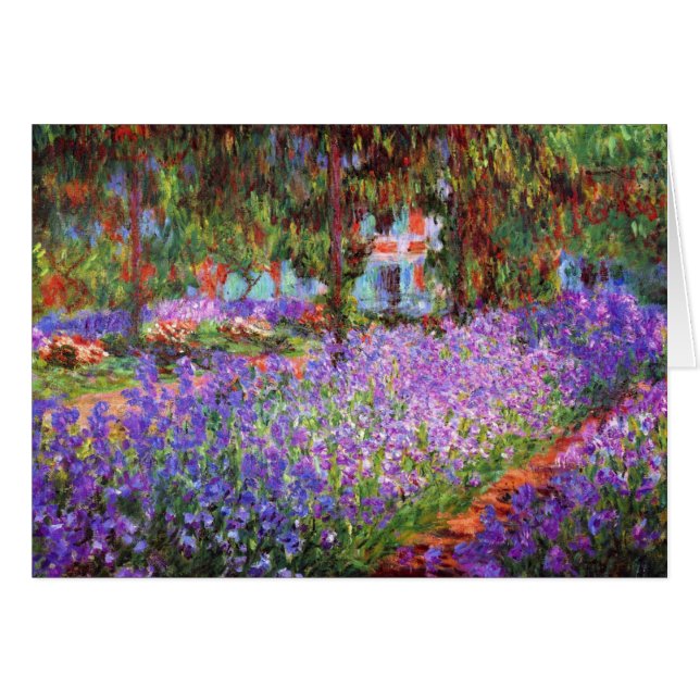 MonetのファインアートによるGivernyの芸術家の庭 (正面横)