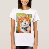 Monetの子猫のTシャツ Tシャツ (正面)