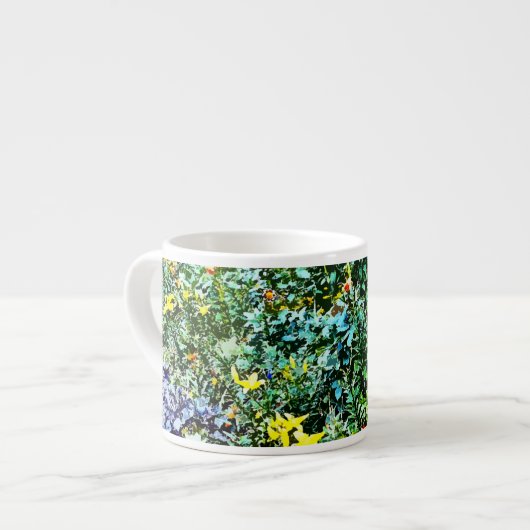 Monetの庭の花壇 エスプレッソカップ (正面左)